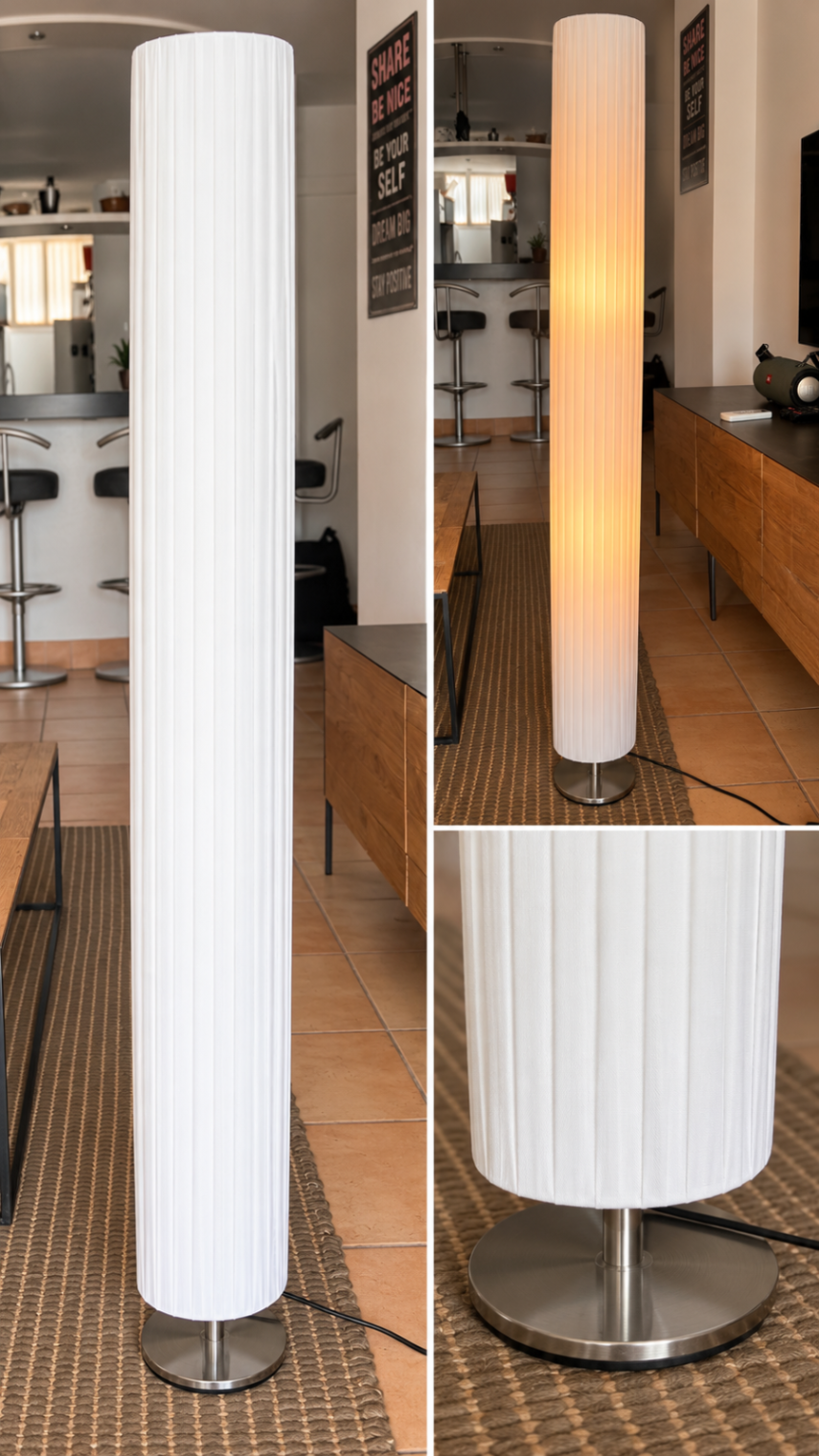 Modern white design floor lamp